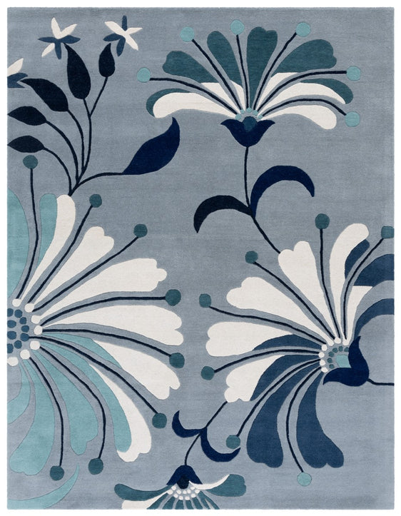 BLUE / IVORY