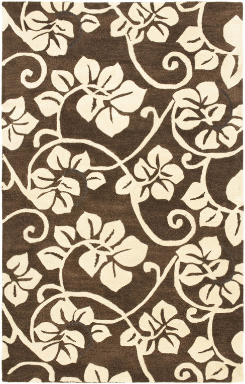 BROWN / IVORY