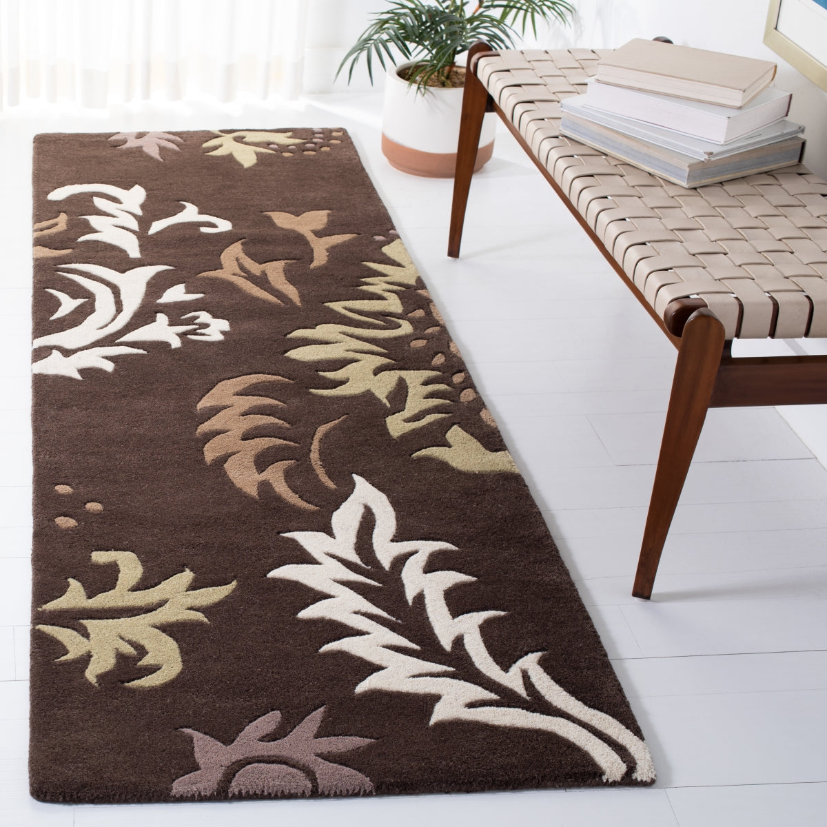 BROWN / IVORY