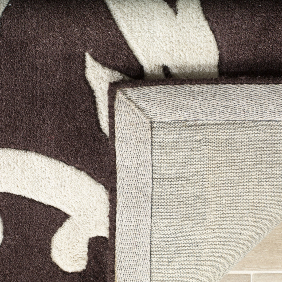 BROWN / IVORY