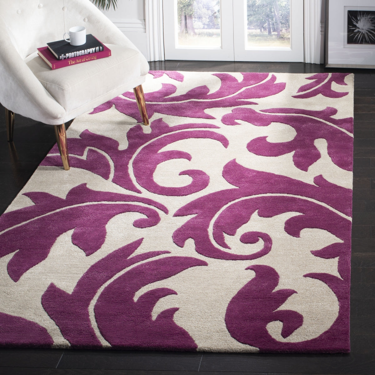PURPLE / BEIGE