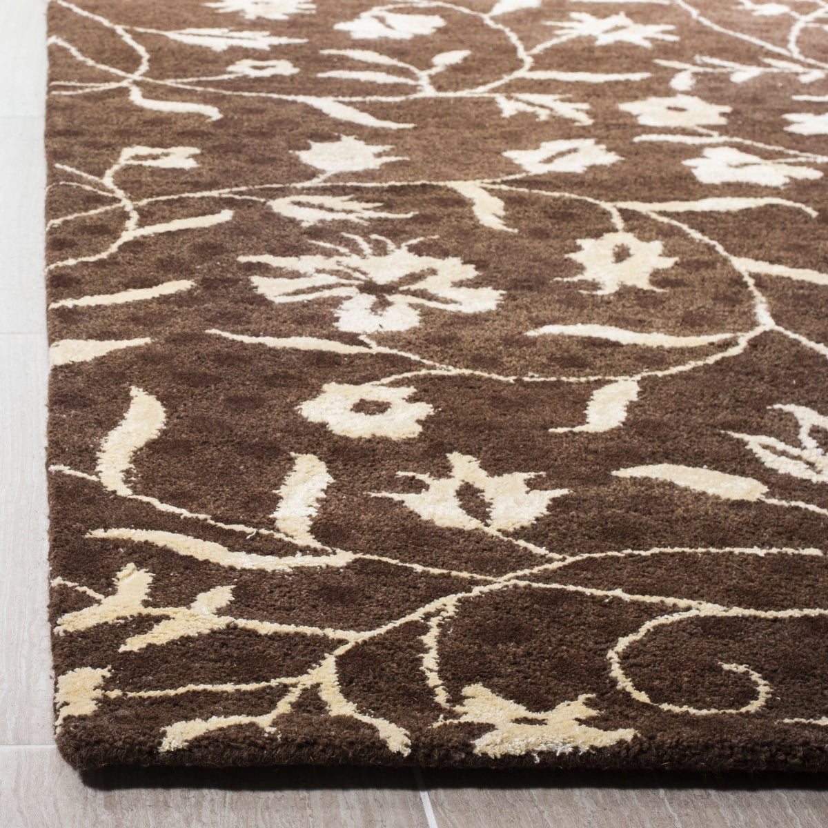 BROWN / IVORY