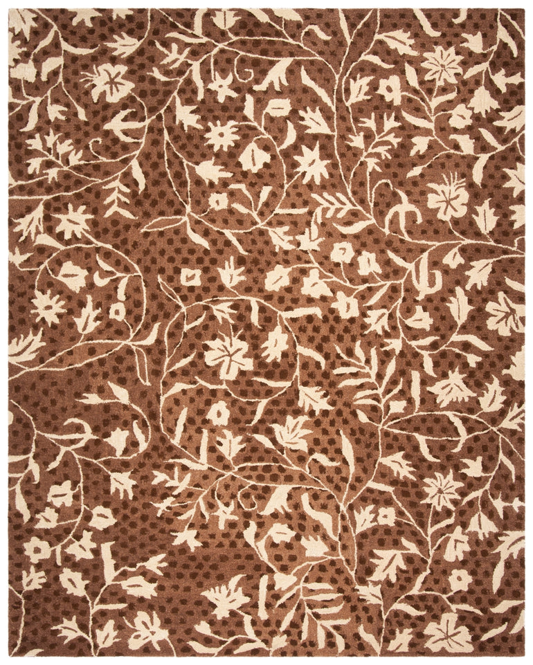 BROWN / IVORY