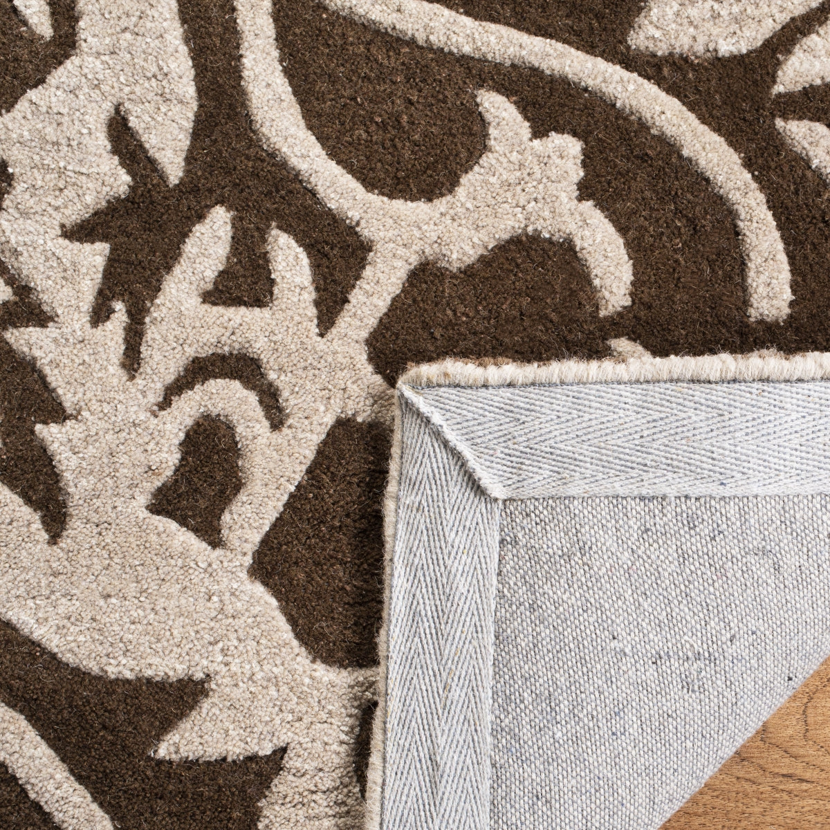 BROWN / IVORY