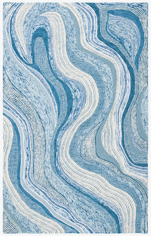 BLUE / IVORY