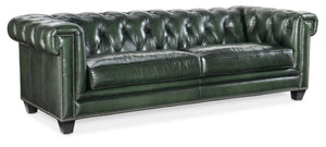 Hooker Furniture - Charleston Tufted Sofa - Green - SS198-03-029