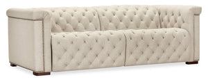 Hooker Furniture - Savion Deux Sofa with Power Recliners and Power Headrests - Beige - SS435-RLPPH-414