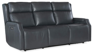 Hooker Furniture - Nelson Zero Gravity Power Sofa with Power Headrest and Lumbar - Blue - SS836-PHZL3-049