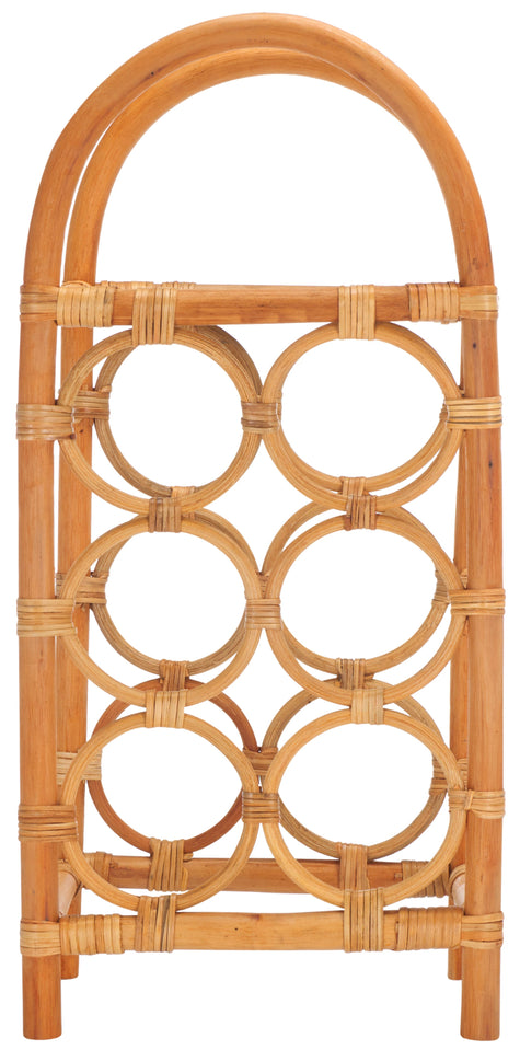 Safavieh Lyza Rattan Wine Rack, STG1800 - Natural