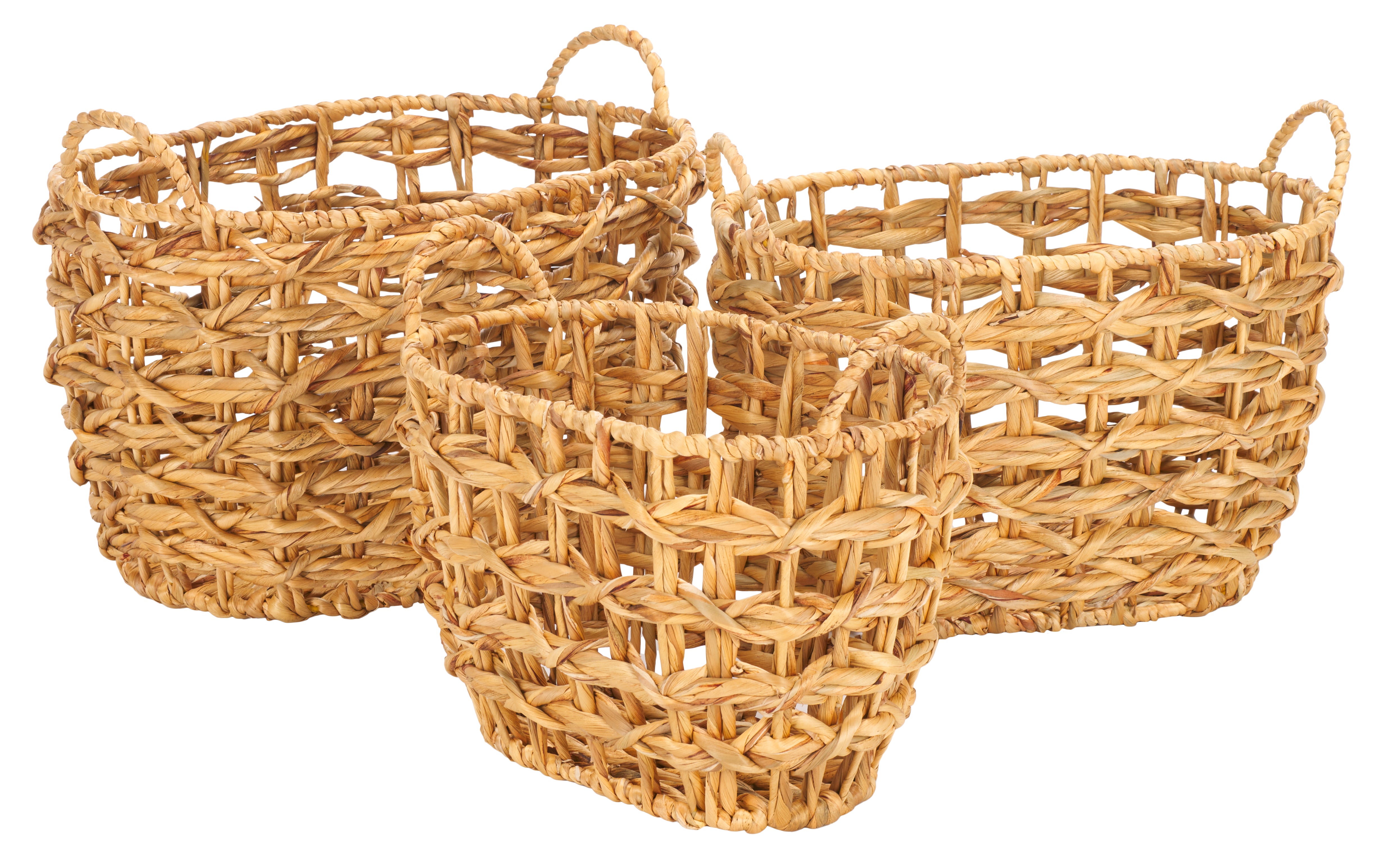 Safavieh Langdon (Set of 3) Baskets, STG1806 - Natural