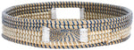 Safavieh Hawley Round Tray, STG1809 - White / Blue