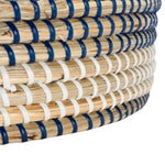 Safavieh Hawley Round Tray, STG1809 - White / Blue