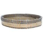 Safavieh Hawley Round Tray, STG1809 - White / Blue