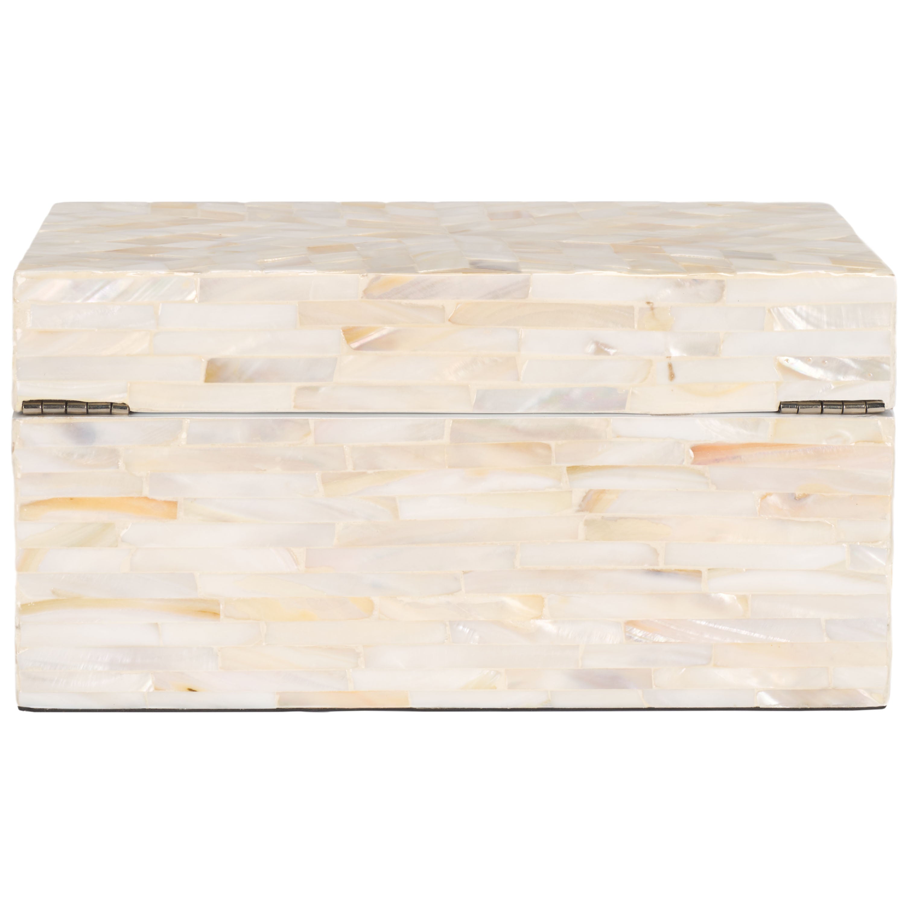 Safavieh Sabryna (Set of 2) Boxes, STG1810 - Champagne Mother Of Pearl