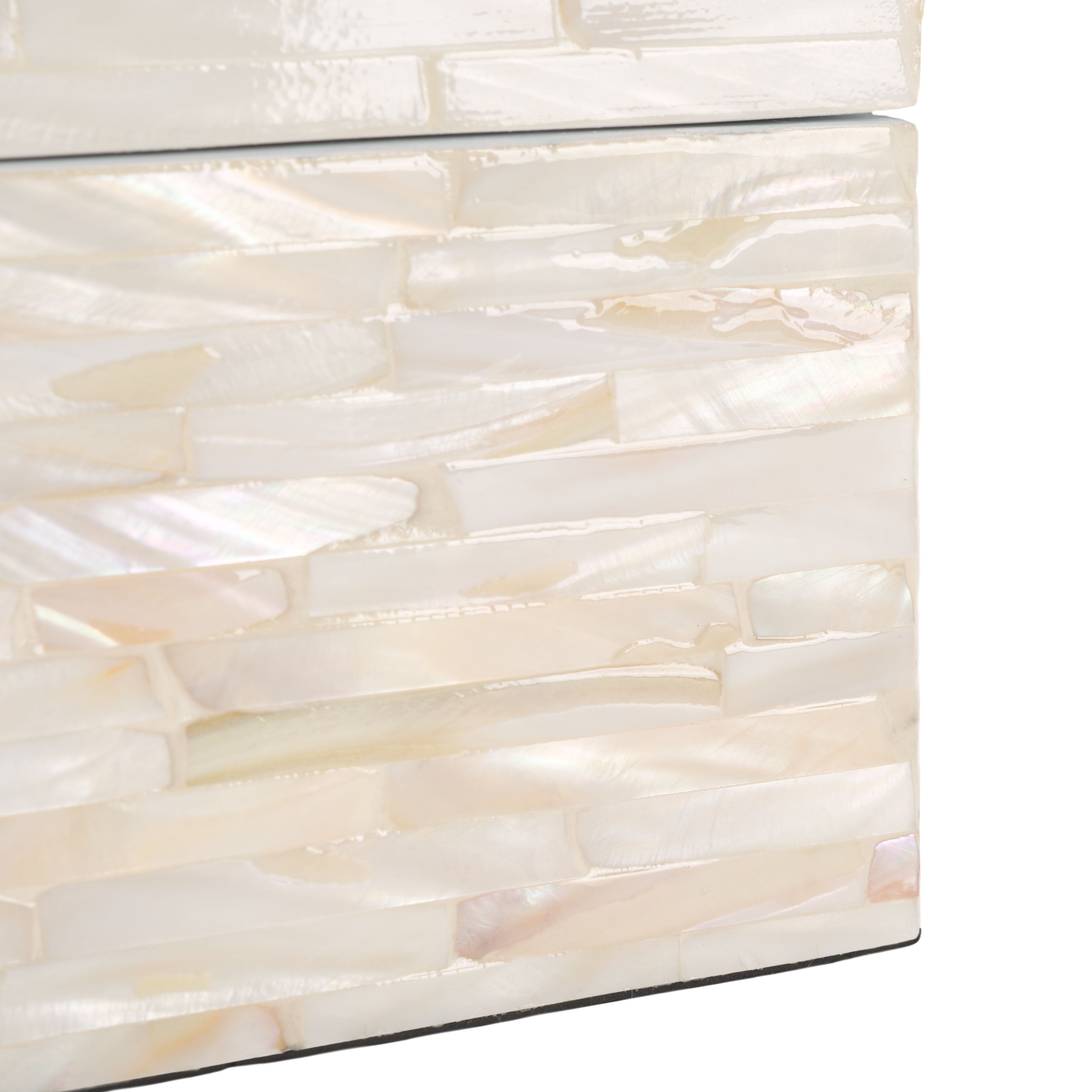 Safavieh Sabryna (Set of 2) Boxes, STG1810 - Champagne Mother Of Pearl