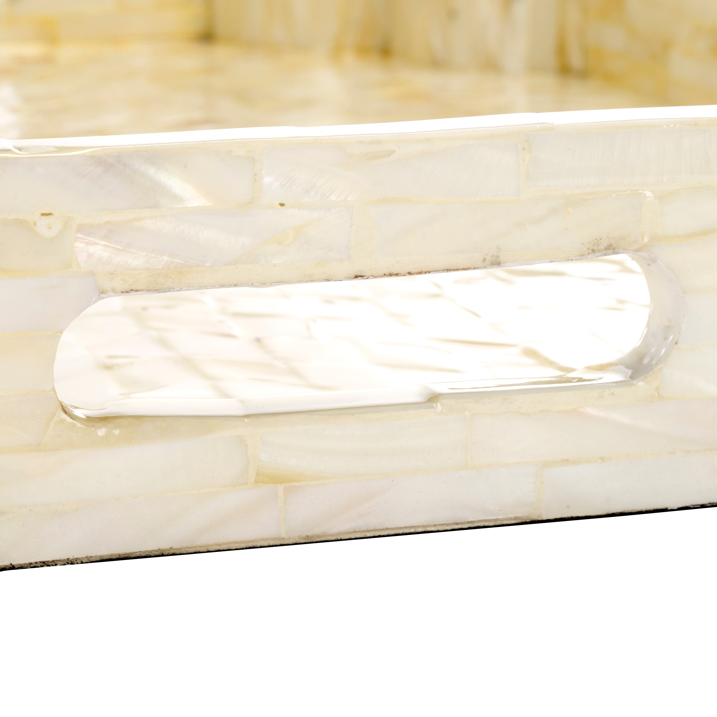 Safavieh Prynne (Set of 3) Trays, STG1811 - Champagne Mother Of Pearl