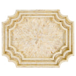 Safavieh Prynne (Set of 3) Trays, STG1811 - Champagne Mother Of Pearl