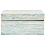 Safavieh Kallie (Set of 2) Boxes, STG1812 - Blue / Grey