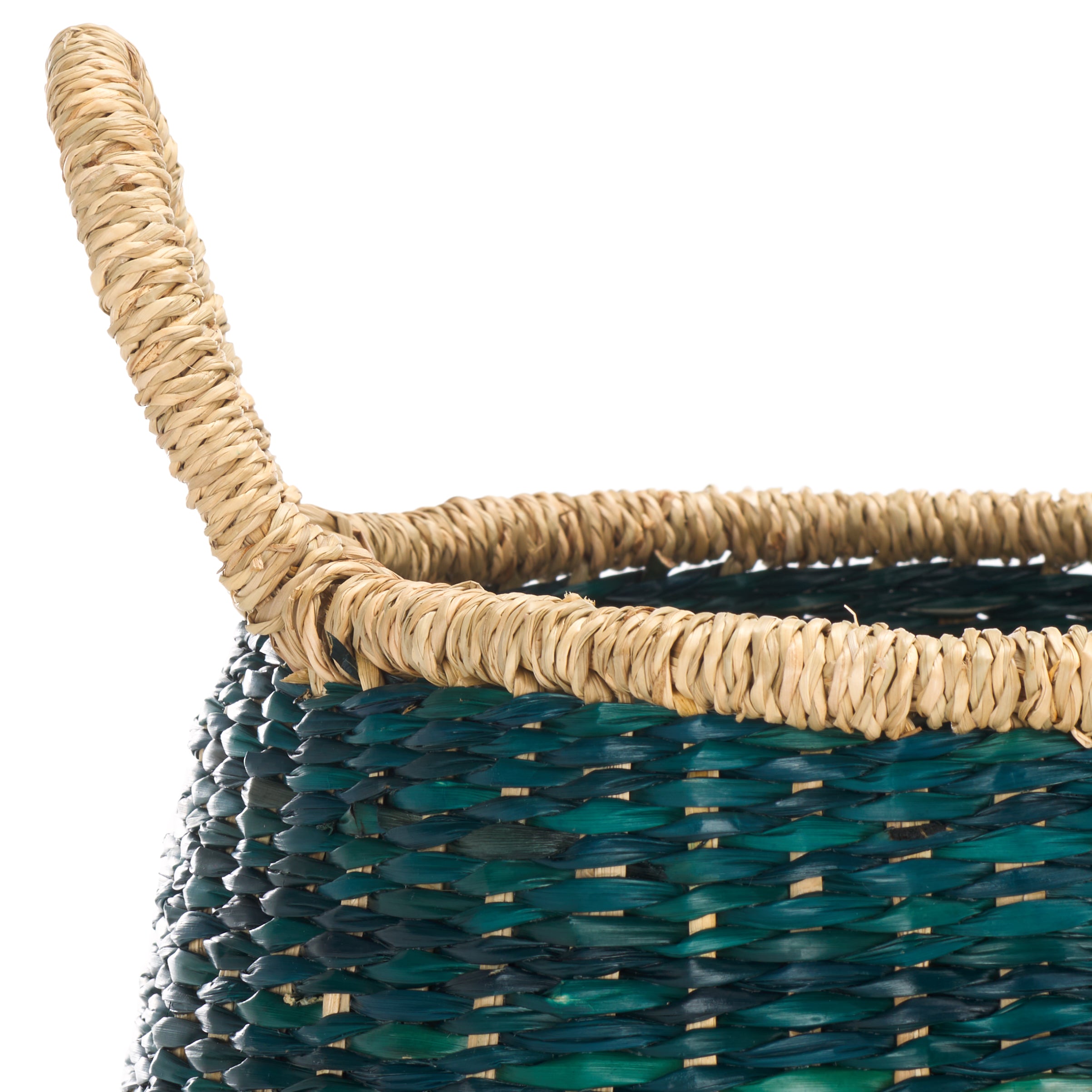 Safavieh Estra Basket With Handles, STG1815 - Green