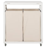 Safavieh Leanna Laundry Basket, STG1900 - White / Beige