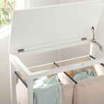 Safavieh Leanna Laundry Basket, STG1900 - White / Beige