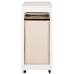 Safavieh Leanna Laundry Basket, STG1900 - White / Beige