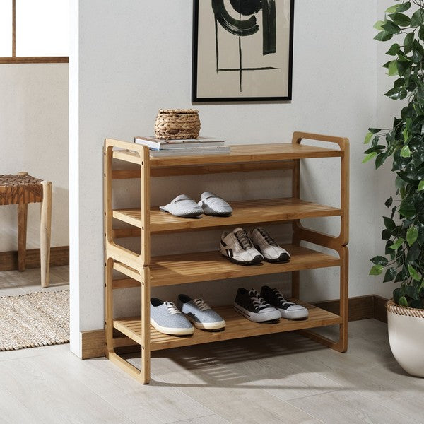 Safavieh Vallis Shoe Rack, STG1905 - Natural