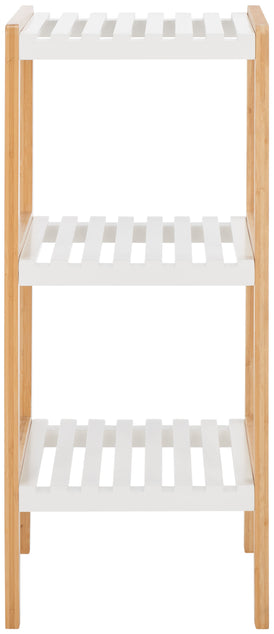Safavieh Paxter 3 Tier Shelf, STG1908 - White / Natural