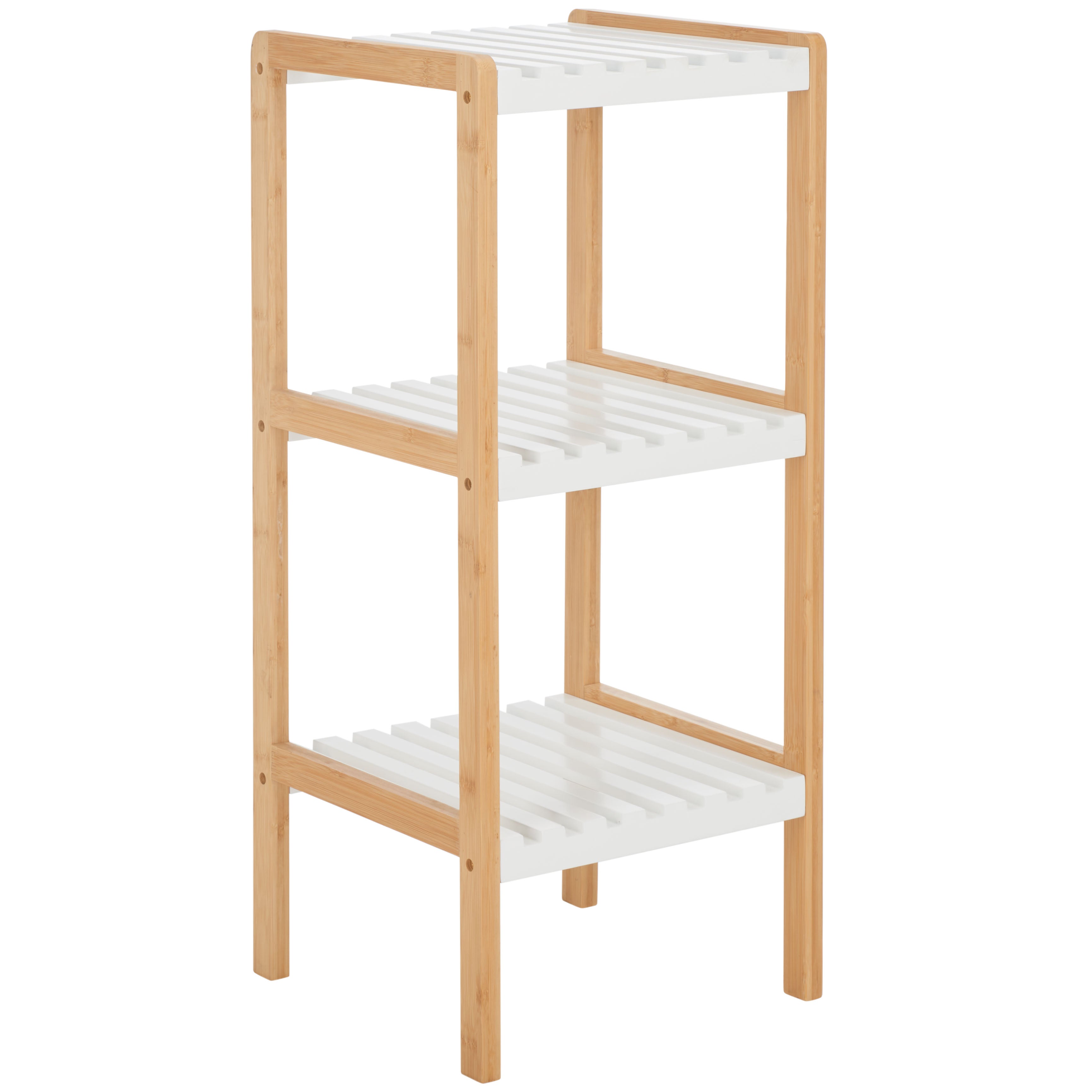 Safavieh Paxter 3 Tier Shelf, STG1908 - White / Natural