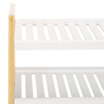 Safavieh Wylie Shoe Rack, STG1909 - White / Natural