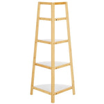Safavieh Rainier 4 Tier Corner Shelf, STG1910 - White / Natural