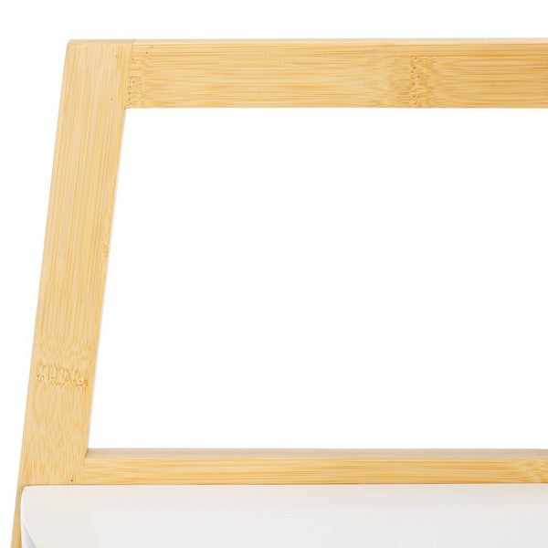 Safavieh Rainier 4 Tier Corner Shelf, STG1910 - White / Natural