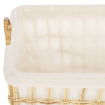Safavieh Kari Basket W/ Liner, STG6503 - Natural / White