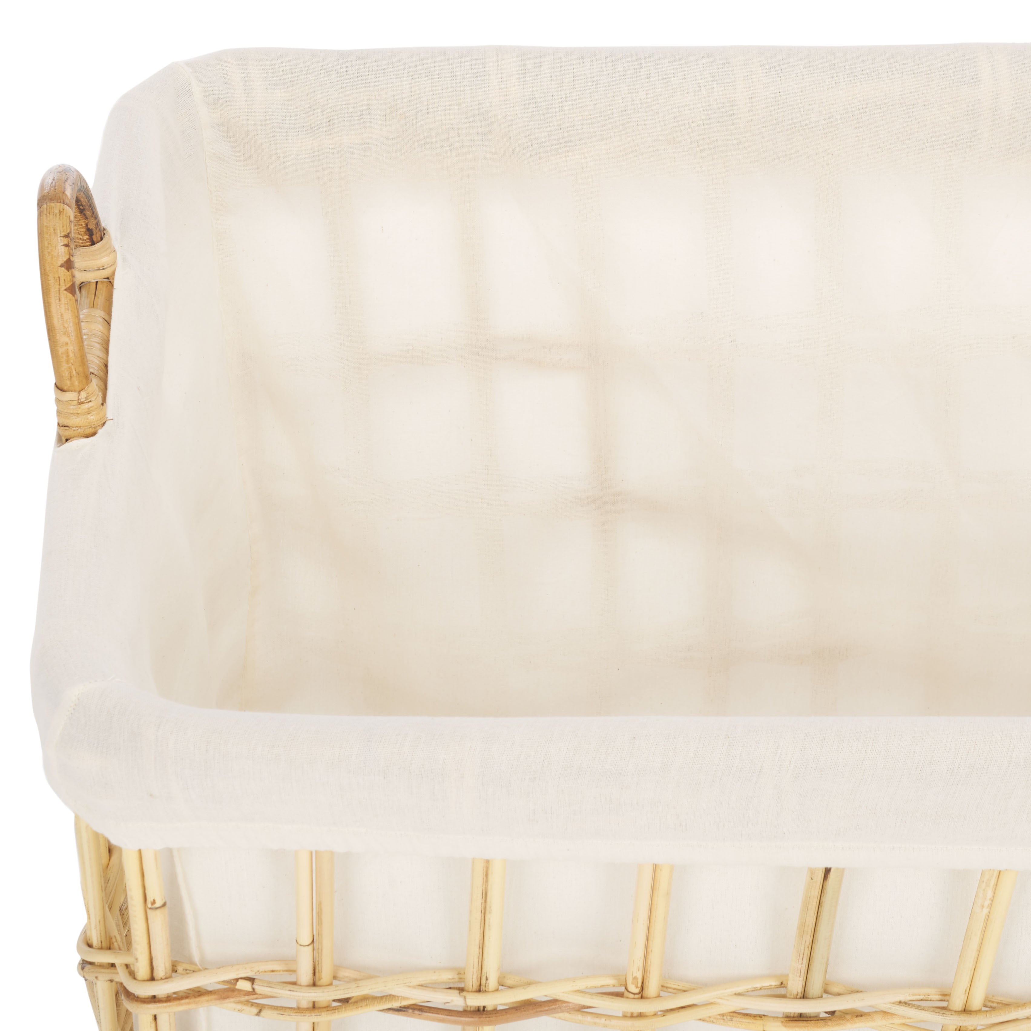 Safavieh Kari Basket W/ Liner, STG6503 - Natural / White