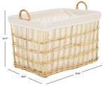 Safavieh Kari Basket W/ Liner, STG6503 - Natural / White