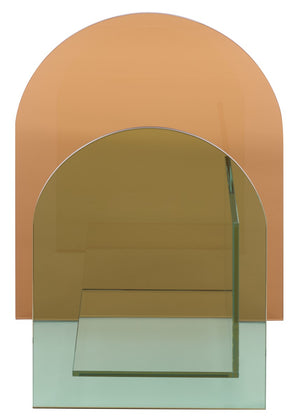 Safavieh Ares Tinted Glass Book Display, STG7301