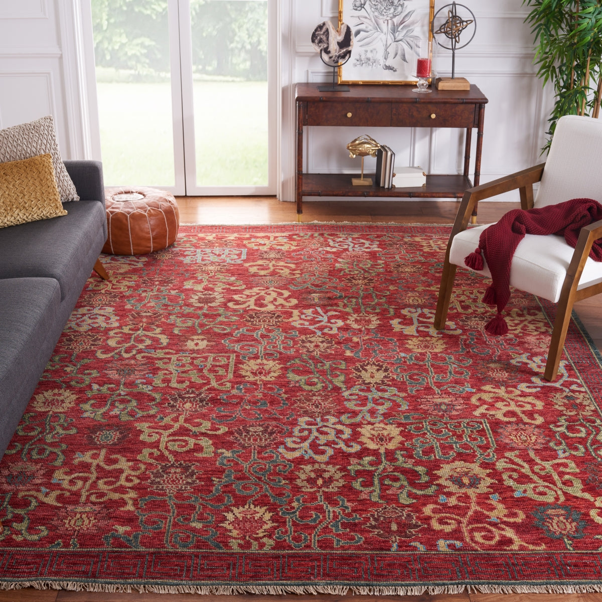 RED / IVORY