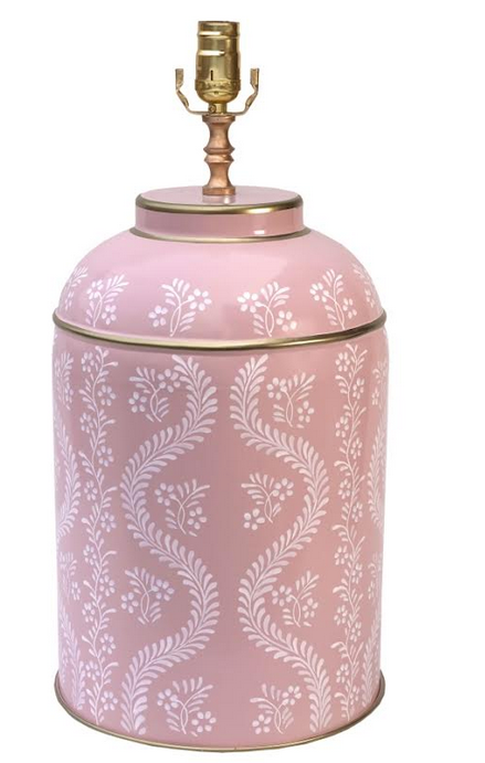 The Enchanted Home Ikat Trellis Tea Caddy Lamp