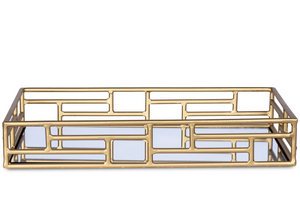 The Enchanted Home Chippendale Mirrored Tray