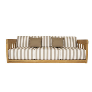 Moe's Home Collection - Adelaide Outdoor Sofa Brown Stripe - TA-1001-21