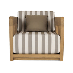 Moe's Home Collection - Adelaide Outdoor Accent Chair Brown Stripe - TA-1011-21