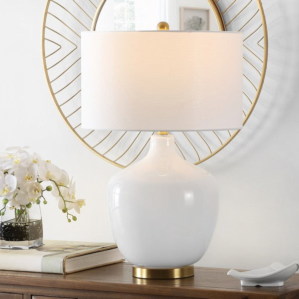 Safavieh Eugenie Glass Table Lamp, TBL4289 - White