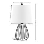 Safavieh Seine 19 Inch Table Lamp, TBL4472 - Black