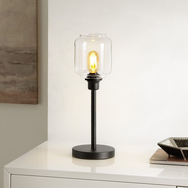Safavieh Seyi, 18 Inch, Iron Table Lamp, TBL4480 - Black