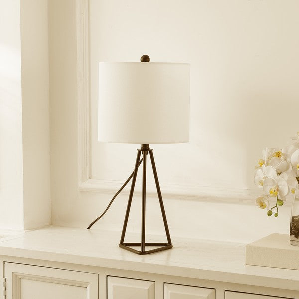 Safavieh Vernelle 21 Inch Table Lamp, TBL4494 - Black