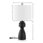 Safavieh Theory 22 Inch Table Lamp, TBL4511 - Black 