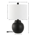 Safavieh Roux 19.5 Inch Table Lamp, TBL4513 - Black 