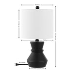 Safavieh Roslyn 17.5 Inch Table Lamp, TBL4515 - Black 