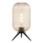 Safavieh Theiss 16.75 Inch Table Lamp, TBL4528 - Amber/ Black