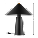 Safavieh Syuna 17 Inch Table Lamp, TBL4531 - Black / Gold